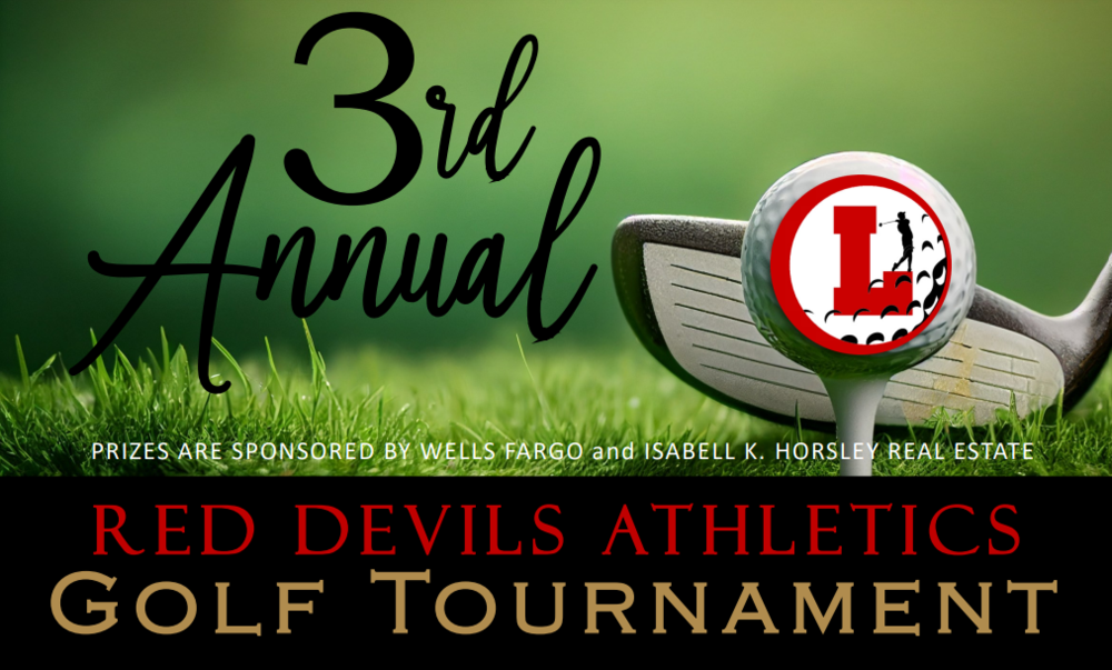 3rd Annual Red Devils Athletics Golf Tournament. 