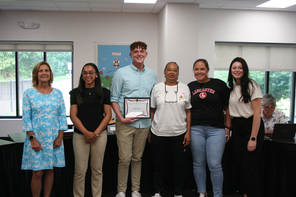 Photo of Julie Rew, Jasmyn Tomlin, Joseph George, Calvinette Betts, Megan Broske and Samantha Fallgren