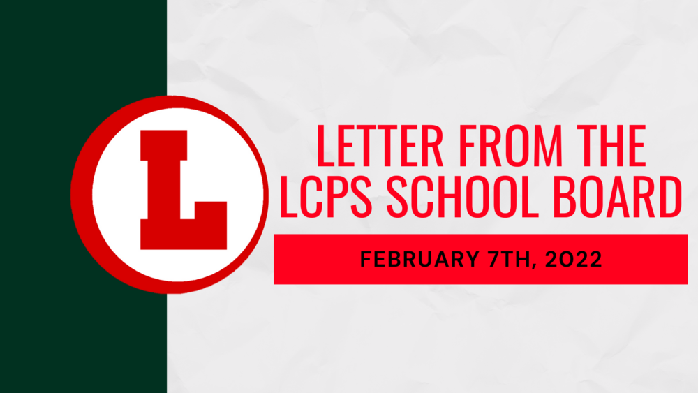 Letter from the LCPS School Board