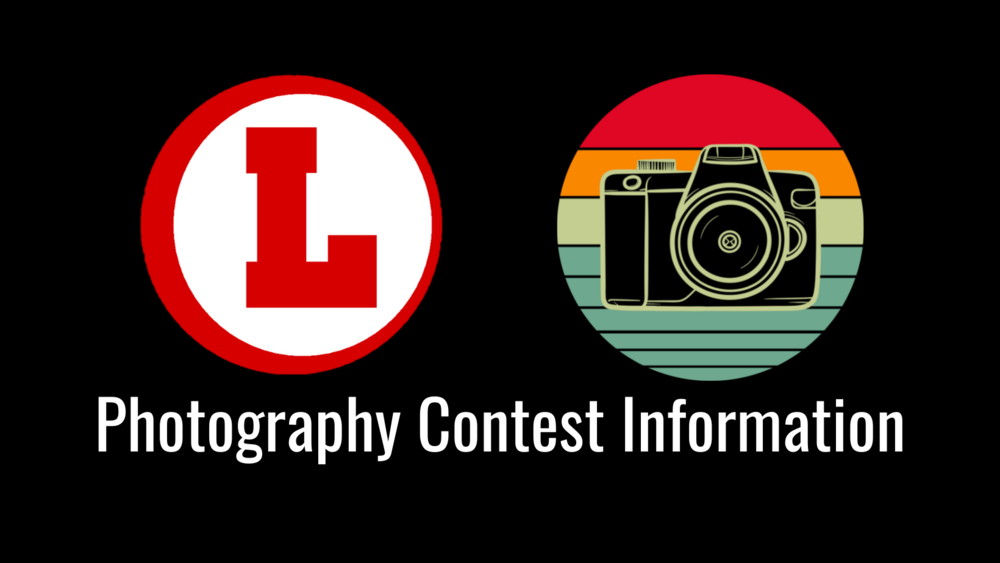 Lancaster Logo with a Camera. Below it says "Photography Contest Information"