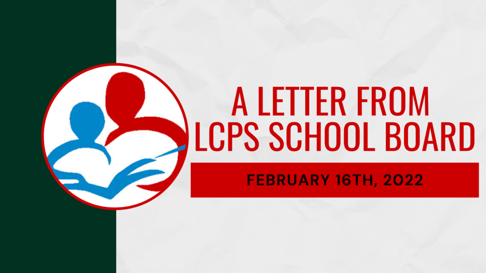 Letter from LCPS School Board