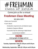 Freshman Class Virtual Meeting